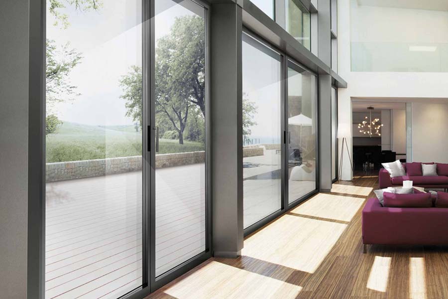 kính cường lực trong kiến trúc hiện đại 